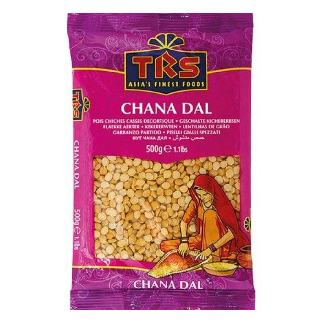 Chick Peas Half (Chana Dall) 500g, TRS