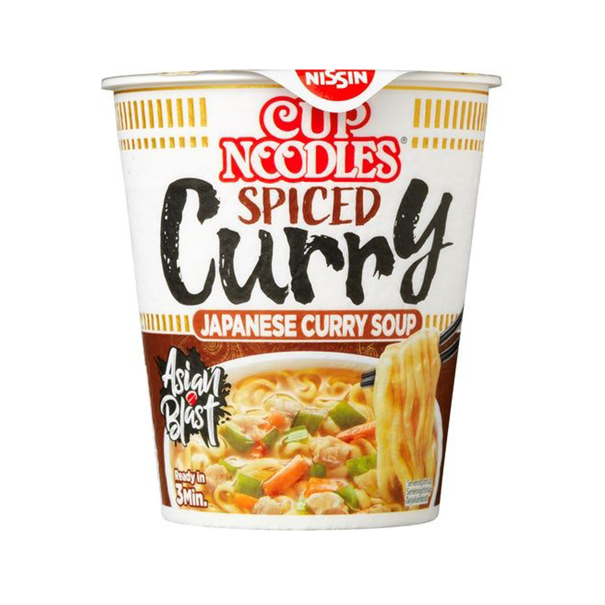 NISSIN, Cup Noodle Spiced Curry 67g