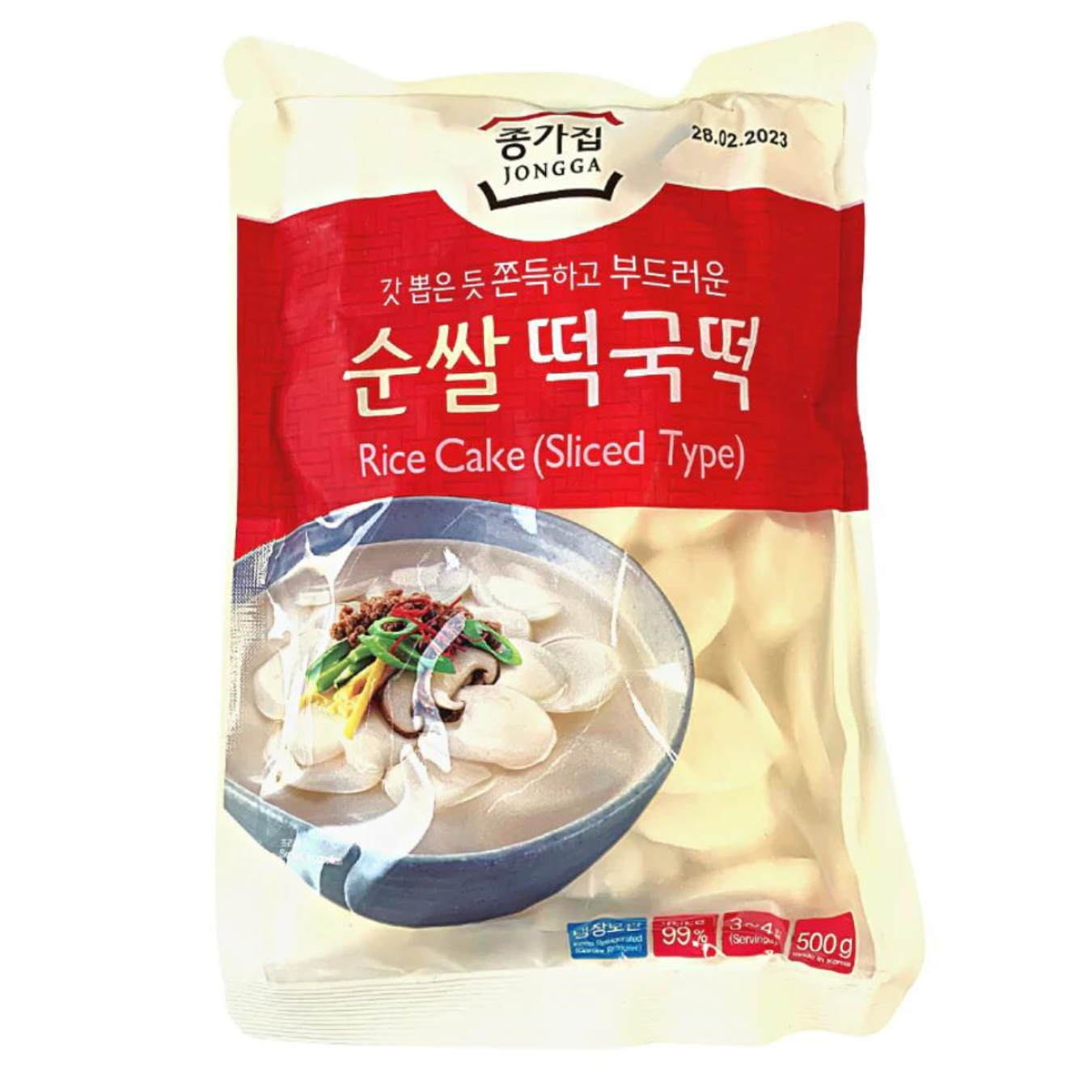 Rice Cake (Sliced) 500g, JONGGA