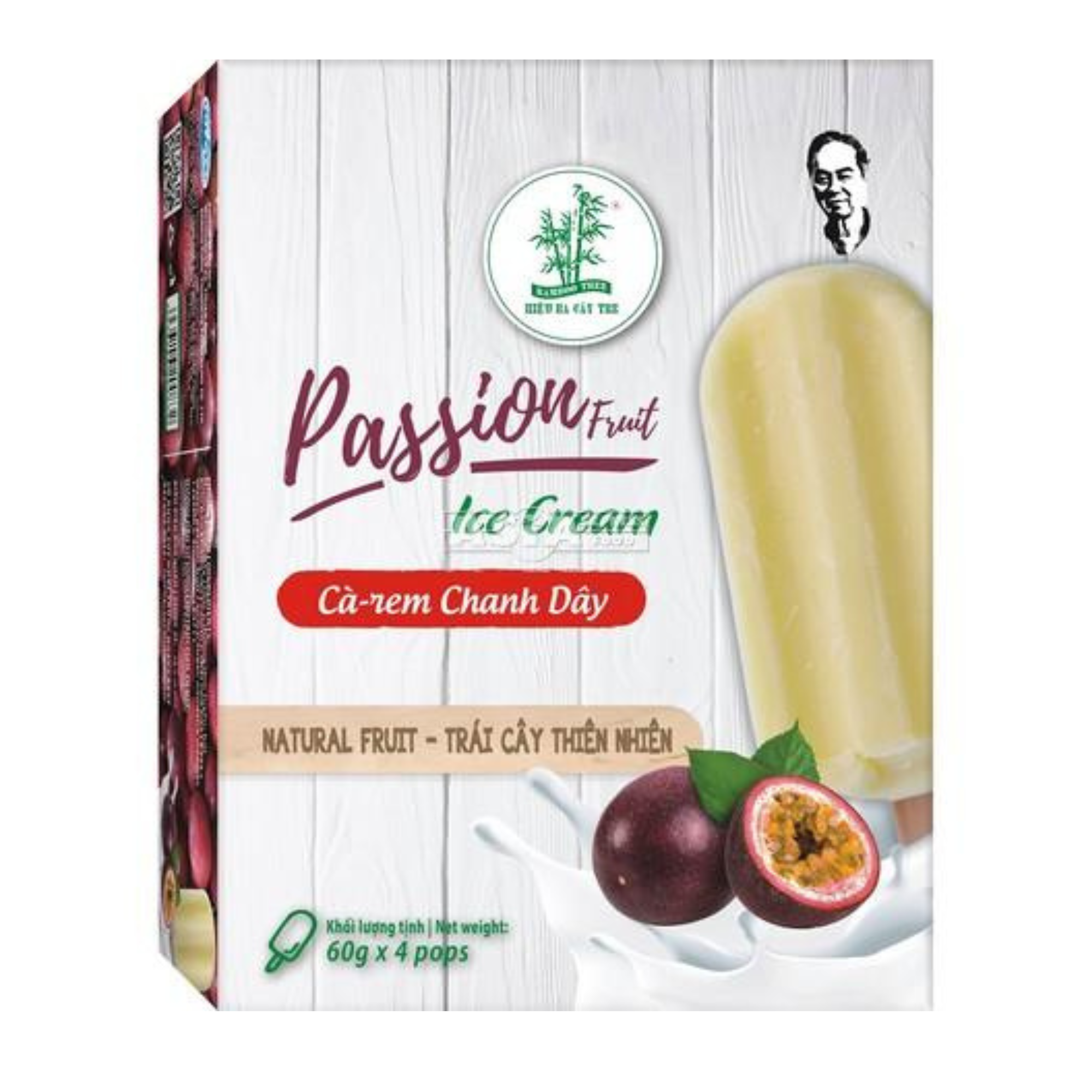 BAMBOO TREE Passion Fruit Ice Cream 60 GR