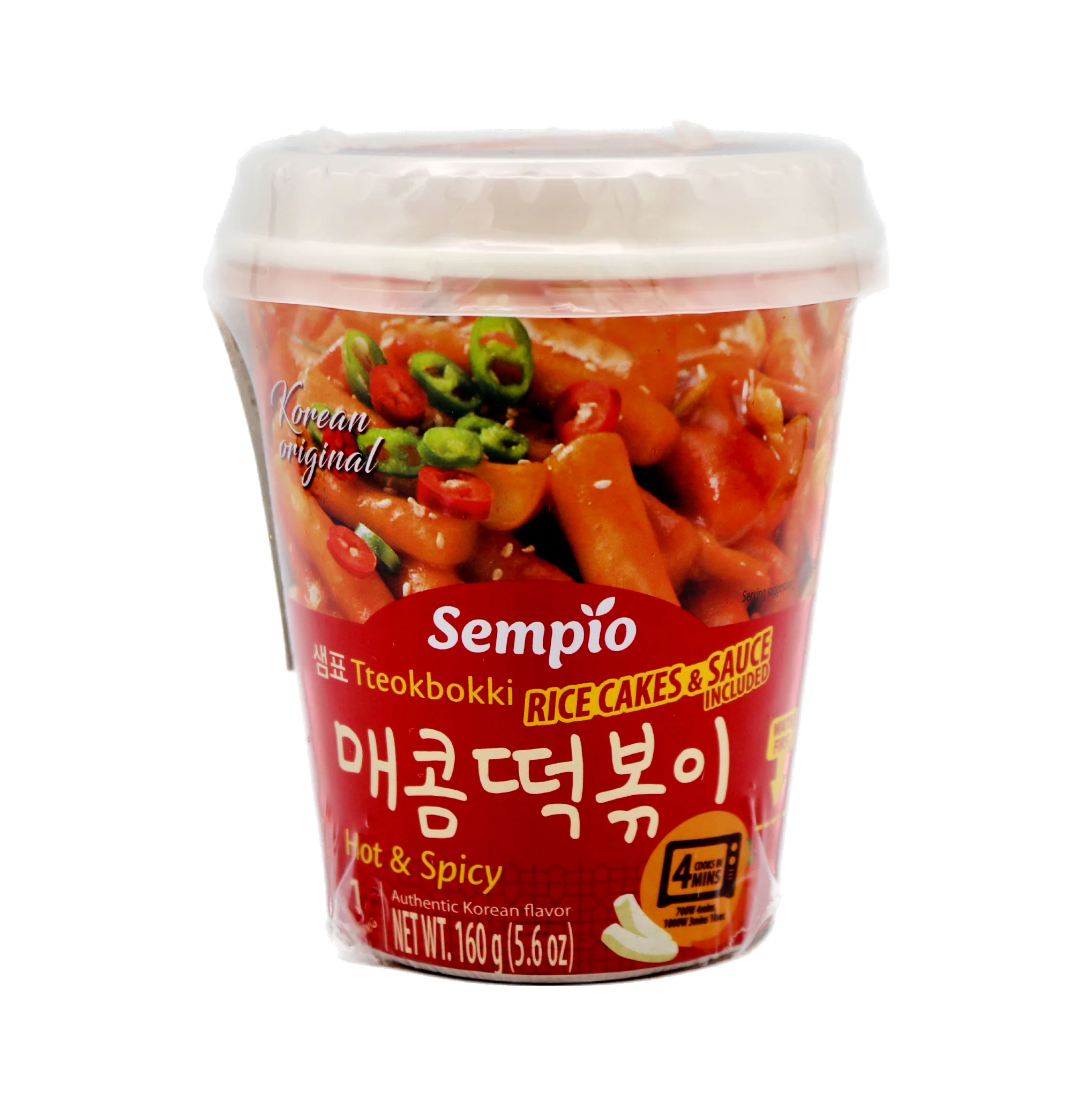 SEMPIO, Instant Tteokbokki Hot & Spicy, 160g