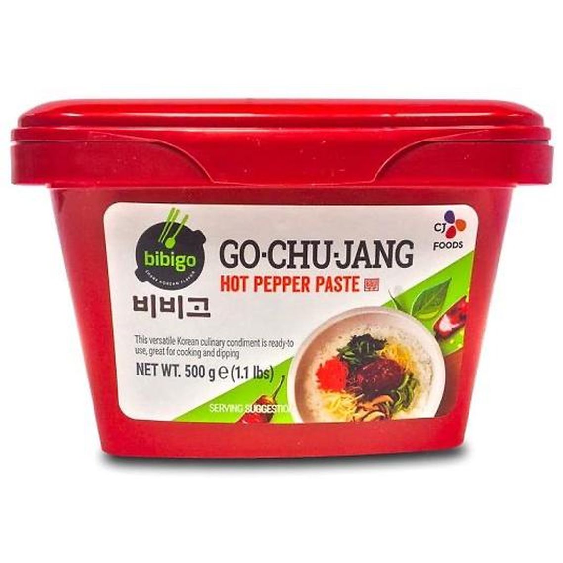 Gochujang Hot Red Pepper Paste 500g, Bibigo
