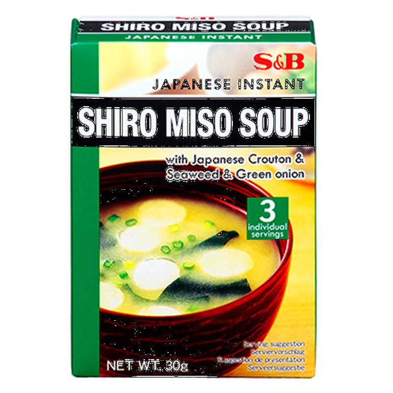Instant Shiro Miso Soup 30g, S&B