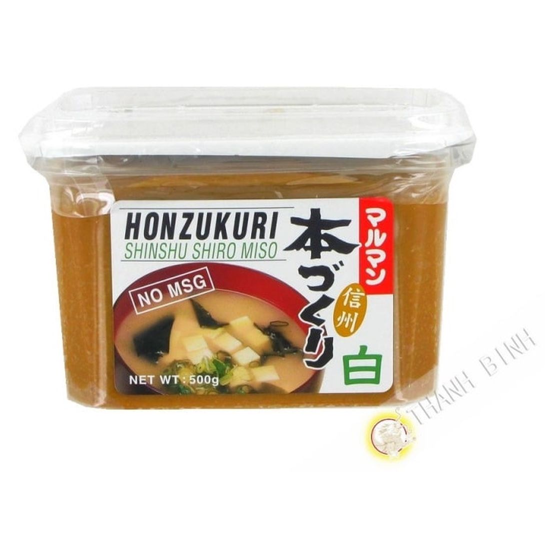 Shiro Miso Paste (Light) 500g, Honzukuri