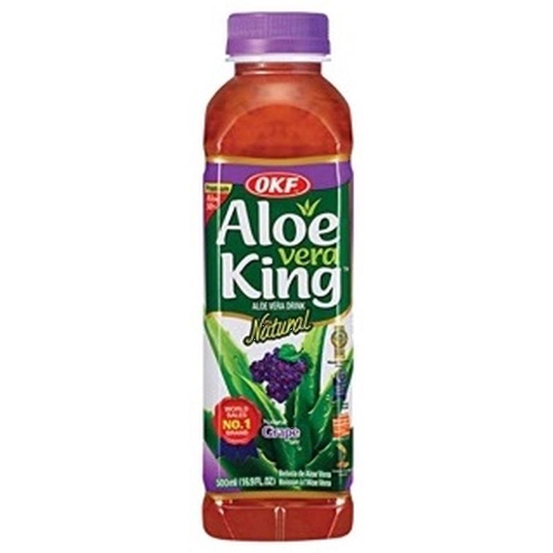 Aloe Vera Drink Grape 500 ml, OKF