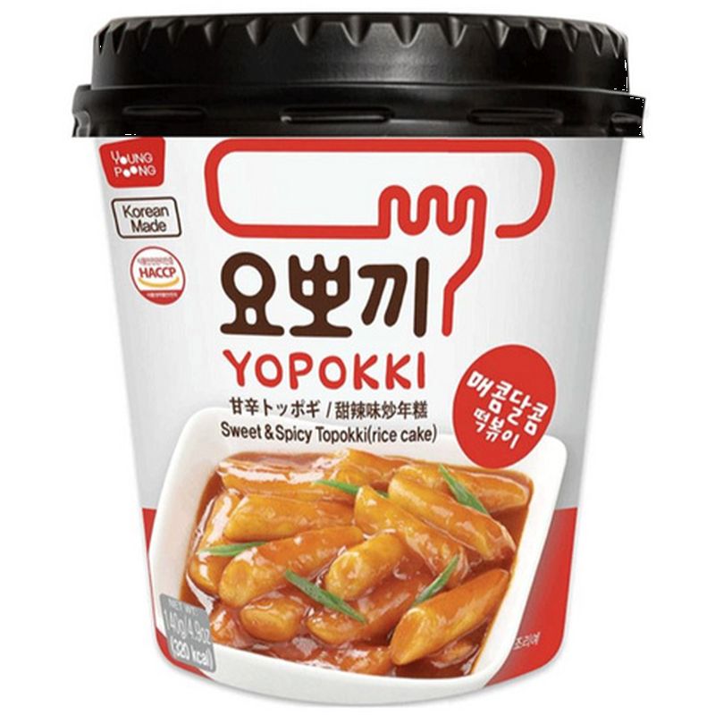 Yopokki Ricecake Cup Sweet & Spicy 140g