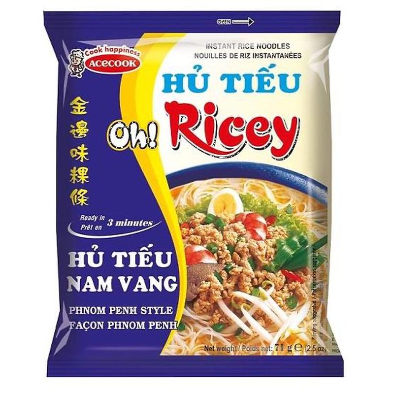 OR Inst. Rice Noodle Nam Vang 71g, Acecook