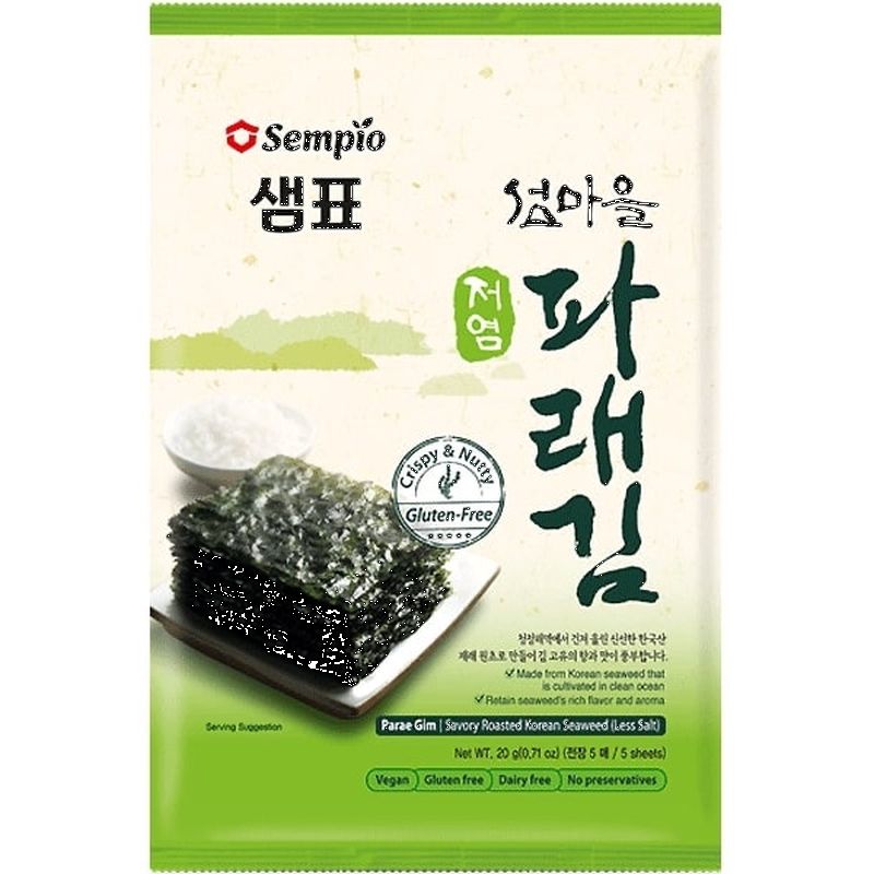 Less Salt Grilled Laver Parae Gim, Sempio 5gr
