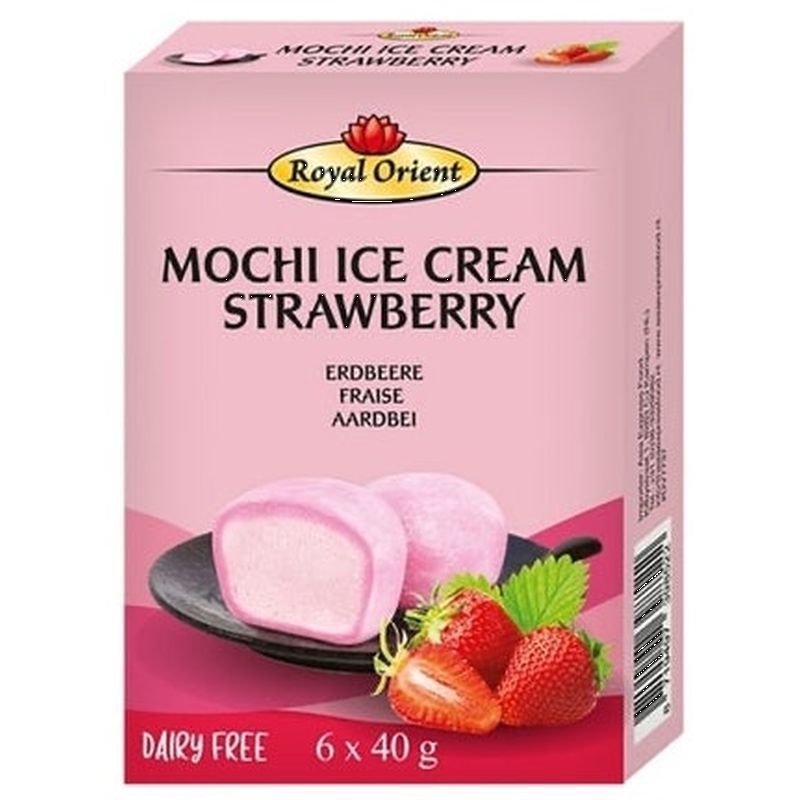 Mochi Ice Cream Strawberry 28g, Royal Orient