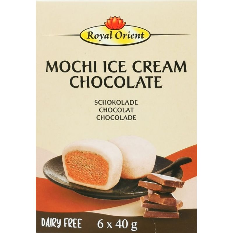 Mochi Ice Cream Chocolate 6 X 28g, Royal Orient
