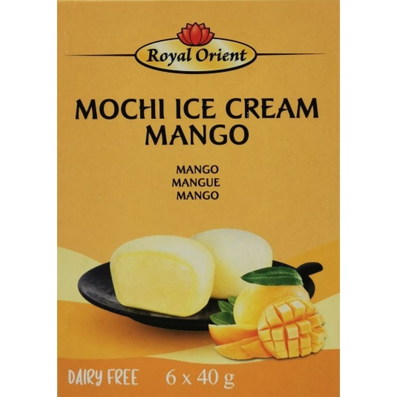 Mochi Ice Cream Mango 6 x 28g, Royal Orient